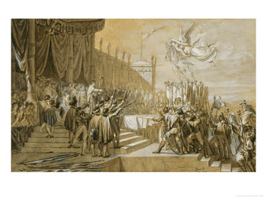 The Oath of the Army after the Distribution of the Eagles on the Champs De Mars
