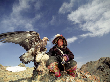 Kook Kook is from Altai Sum, Golden Eagle Festival, Mongolia