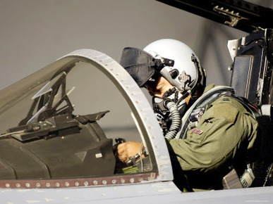 Pilot Prepares His F-15A Eagle