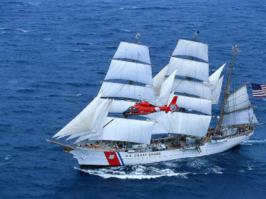 US Coast Guard Ship, the Barque Eagle